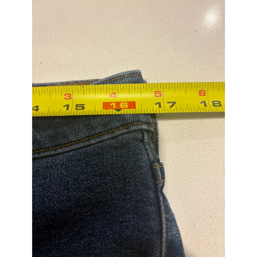 Everlane Curvy High-Rise Skinny Jean Blue Denim Crop 32 PP2321200487 - Picture 9 of 11